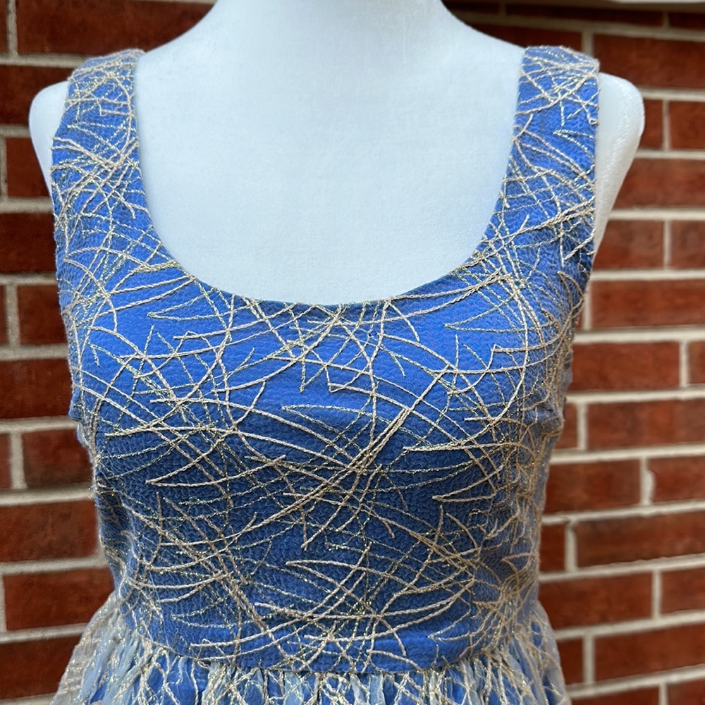 Minuet Blue A-Line Dress Size S - Picture 4 of 8
